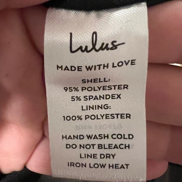 Lulu's Call My Name Black Backless Maxi Dress NWT - Picture 11 of 11